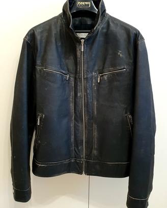 Giacca Pelle Stile Biker 