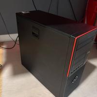 PC Fisso Ufficio/Gaming Entry-Level + Monitor HP 2