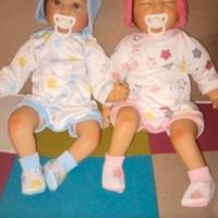 2 bambole reborn di fabbrica 
