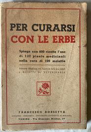 Manuale d'epoca "Curarsi con le erbe"