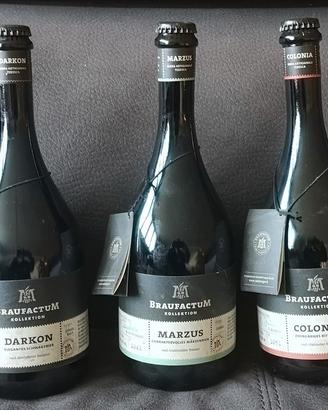 Trittico birre tedesche da collezione 