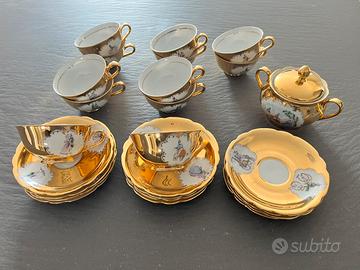 Set 12 tazzine e zuccheriera