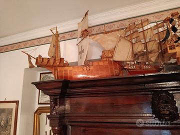 collezione barche galeoni in legno