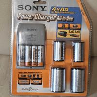 Caricabatterie stilo Sony con adattatori