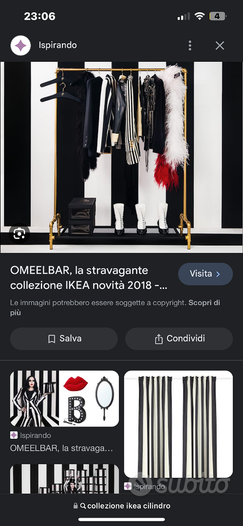 Stand/Rella appendiabiti Limited Edition Ikea - Arredamento e Casalinghi In  vendita a Torino