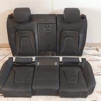 Kit completo sedili posteriori in pelle nera Audi 