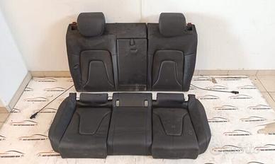 Kit completo sedili posteriori in pelle nera Audi 