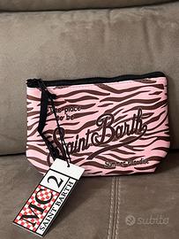 Pochette Saint Bart mc2 rosa e marrone