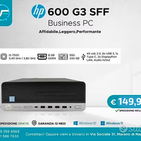 PC HP 600 G3 i5-7500 8Gb DDR4 256GB SSD WINDOWS 11