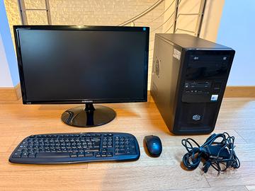 PC fisso i5 8GB SSD 960GB Radeon + Monitor 23”