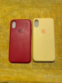 Cover originali liquid silicone iphone XS o X
