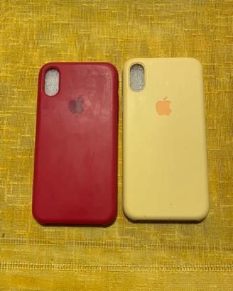 Cover originali liquid silicone iphone XS o X