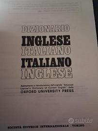 Dizionario Italiano Inglese.