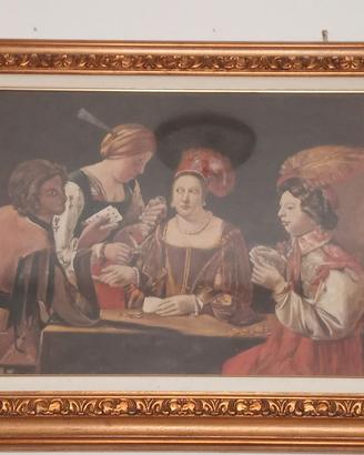 Riproduzione dipinta a mano su carta telata
