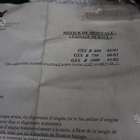 Gsx r 600 gsx r 750 gsx r 1000 sotto codone