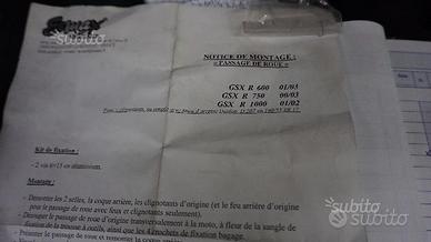 Gsx r 600 gsx r 750 gsx r 1000 sotto codone