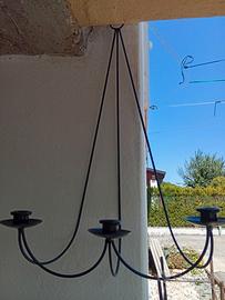 candelieri in ferro battuto