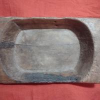 vassoio/ciotola  africana  in legno