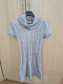 vestito a maniche corte colore grigio chiaro