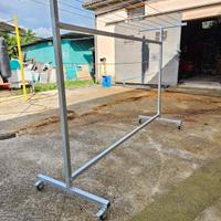 Stendibiancheria esterno con ruote grande giardino