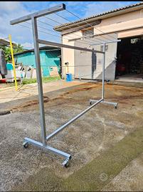 Stendibiancheria esterno con ruote grande giardino