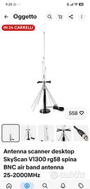 antenna discone da banco con base magnetica