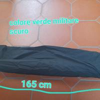 pezza di tela colore verde militare scuro