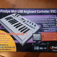 Prodipe Midi USB Keyboard controller 25C