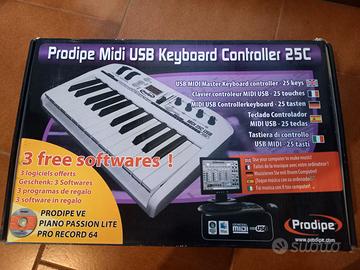 Prodipe Midi USB Keyboard controller 25C