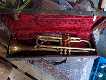 tromba antica con custodia