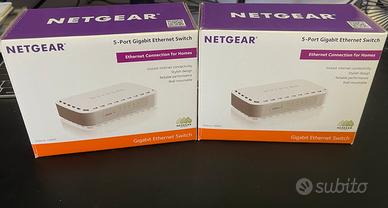 2 SWITCH DI RETE LAN MARCA NETGEAR MODELLO GS605