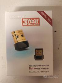 Adattatore Wi-Fi TP-Link TL-WN725N 150Mbps