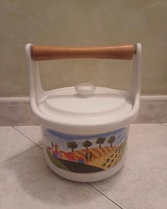 Biscottiera in ceramica