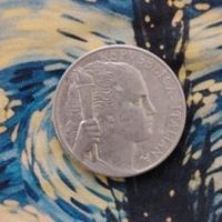 moneta 5 lire uva