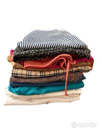 Lotto pantaloni donna lunghi leggeri vintage