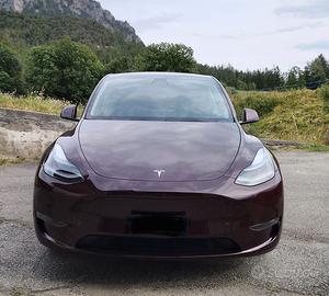 Tesla Model Y Long Range Dual Motor AWD Cherry Red