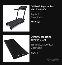 Tapis Roulant Domyos T540C