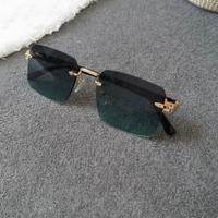 Occhiali Cartier da Sole Rimless Rettangolari