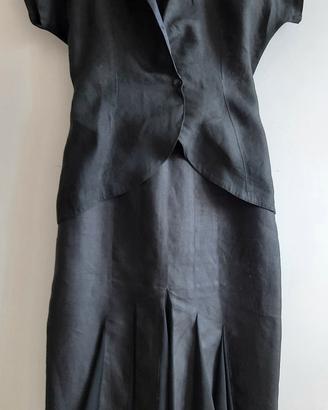 Completo gonna nero elegante Rocco Barocco Vintage