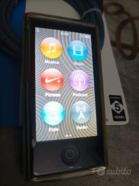 APPLE IPOD NANO 7TH GEN NERO ALL BLACK 16GB