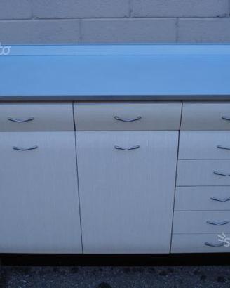 Mobiletto cucina in formica vintage