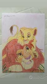 Disegno a colori "il re leone" ?