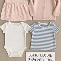 Lotto vestitini bimba da 3 mesi a 24