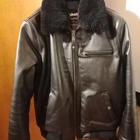 Giubbotto montone uomo pelle schott Lc1380