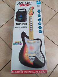 Giocattolo chitarra elettrica con amplificatore