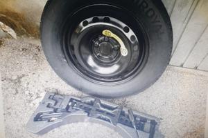 RUOTINO-SCORTA MIS-145/R16+KIT-ATTR ORIG FIAT-5OOX