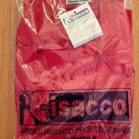 Giacca cuoco donna mezza manica rossa M