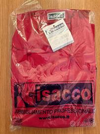 Giacca cuoco donna mezza manica rossa M