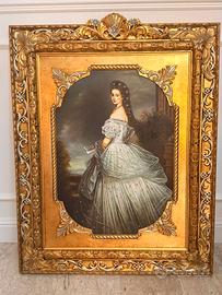 🖼️ Quadro classico con cornice in legno – dipinto