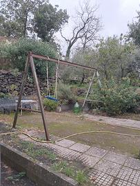 altalena di ferro 3 posti